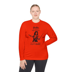 My name is Inigo Montoya. You killed my father. Prepare to die! - Unisex Lightweight Long Sleeve Tee / Princess Bride / For Him / For Her