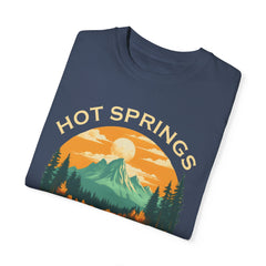 Hot Springs National Park Graphic, Comfort Colors Soft Relaxed Fit Unisex Garment-Dyed T-shirt