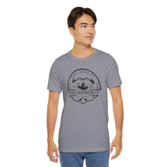 The Hideout Lake Ariel Tee — Vintage Lakeside Cabin T-Shirt