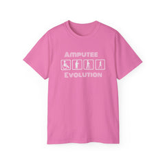Amputee Evolution T-Shirt | Limb Loss Awareness Prosthetic Gift Unisex Tee