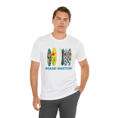 Surfboard Meeting Unisex Tee - Fun Beach Vibe for Summer Gatherings