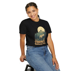 Yosemite National Park Graphic, Comfort Colors Soft Relaxed Fit Unisex Garment-Dyed T-shirt