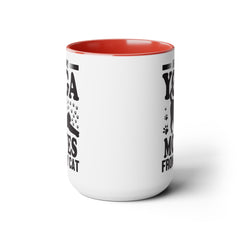 Funny Cat Graphic Mug, I Get My Yoga Moves From My Cat, Feline Mug, Pet Lover, Yoga Lover Mug, Cat Lover Mug, Gift for her, Workout Mug, Gift for Mom