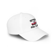 Vetted For Life Hat — Vintage Red Car Baseball Cap