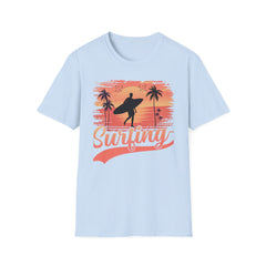 Surfing Unisex Softstyle Graphic T-Shirt