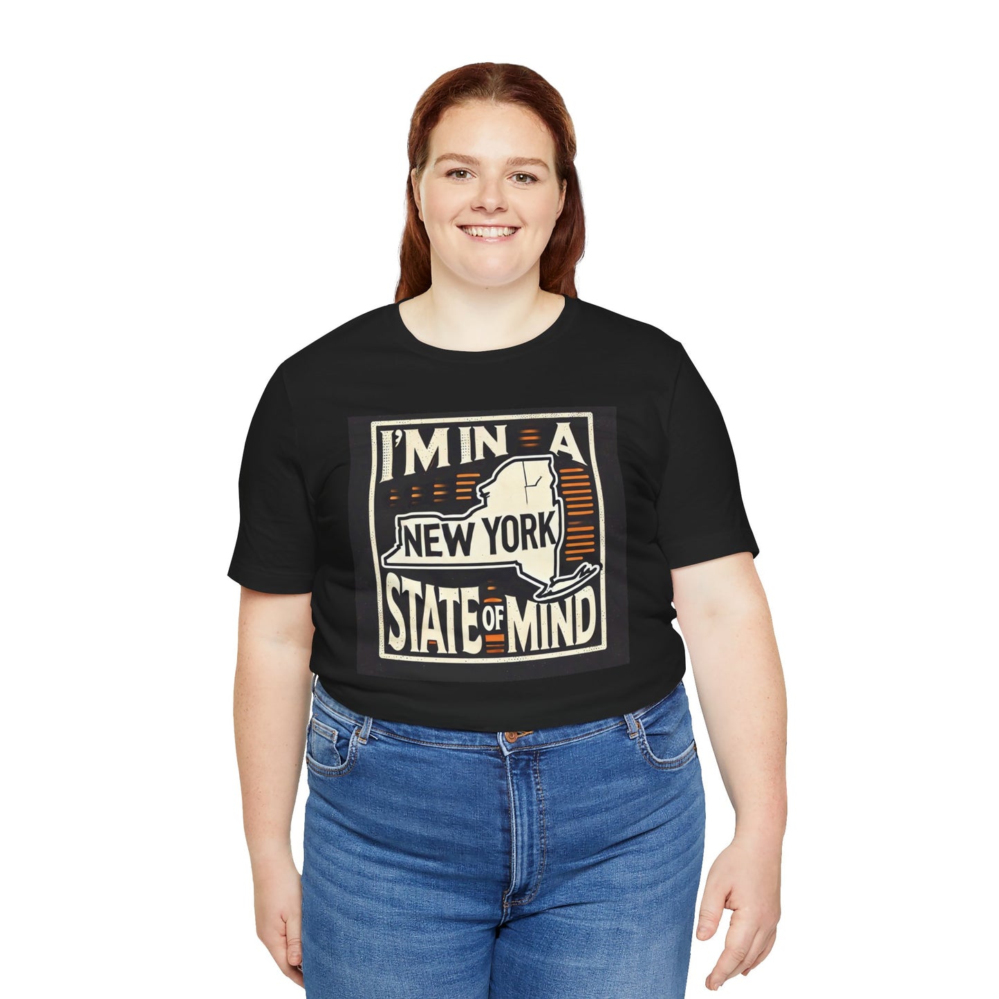 I'm In A New York State Of Mind - Graphic Unisex Jersey Short Sleeve Tee