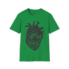 THE BREAKFAST CLUB "When You Grow Up, Your Heart Dies." - Allison Reynolds The Basketcase Unisex Softstyle T Shirt