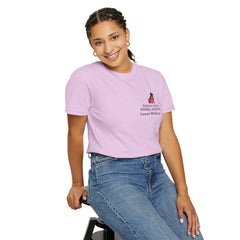 Lauren McGowan Front Logo Back Graphic Baldwin Harbor Animal Hospital "Who Let the Dogs Out?" Tee