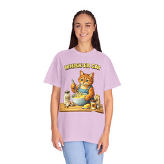 Whisker Cat Baking T-Shirt — Cute Cat Chef Graphic Tee