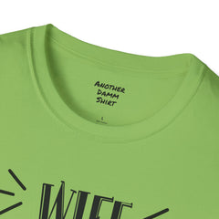 Wife Nurse Mom - Unisex Softstyle T-Shirt | Nurse Awareness,Medical Wear,Gift For Him,Scrubs Lover,Hospital Staff Gift,Gift For Her,RN
