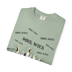 Funny K-6 Seagulls Personalized Teachers Name Garment-Dyed T-shirt