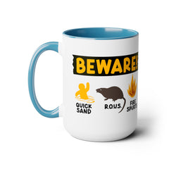 Funny Movie Mug, BEWARE! Quicksand R.O.U.S. Fire Spurts, Pop Culture, Princess Bride Mug, 80s Movie Classic, Unique Fan Gift, Cult Classic
