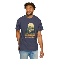 Yosemite National Park Graphic, Comfort Colors Soft Relaxed Fit Unisex Garment-Dyed T-shirt