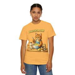 Whisker Cat Baking T-Shirt — Cute Cat Chef Graphic Tee