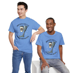 Amputee Coffee Humor - Unisex Heavy Cotton Tee