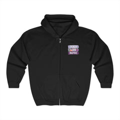Teach Love Inspire Hoodie - Cozy Unisex Zip-Up Sweatshirt for Educators and Motivators