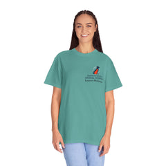 Lauren McGowan Front Logo Back Graphic Baldwin Harbor Animal Hospital "Who Let the Dogs Out?" Tee