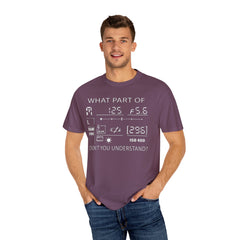 CAMERA DISPLAY, Graphic Unisex Garment-Dyed T-shirt
