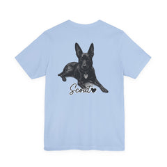 Dog Mom T-Shirt — Personalized Your Dog Image  Tee (Custom Name)