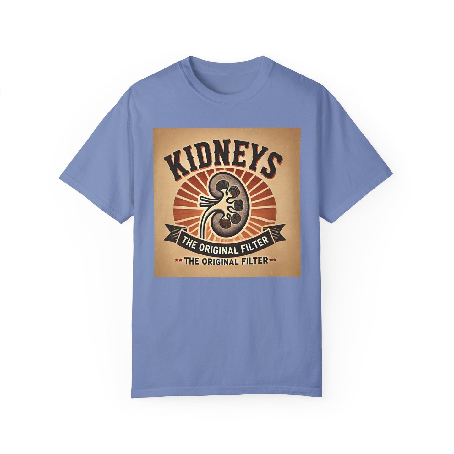 Kidneys The Original Filter, Graphic Unisex Garment-Dyed T-shirt