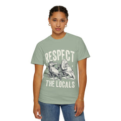Alligator and Manatee Respect the Locals T-Shirt — Vintage Beach Vibes Graphic Tee