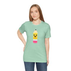 Emoji TEACHER PENCIL- Graphic Unisex Jersey Short Sleeve Tee
