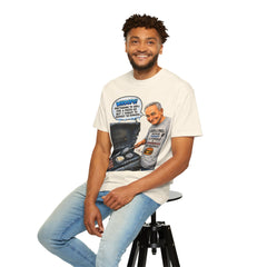 Grill Master Grandpa Funny BBQ T-Shirt — "Whoops! Pretending to Grill for a Photo" Graphic Tee
