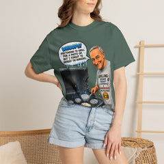 Grill Master Grandpa Funny BBQ T-Shirt — "Whoops! Pretending to Grill for a Photo" Graphic Tee
