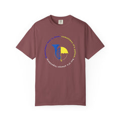 Blue French Horn & Yellow Umbrella T-Shirt — HIMYM Fan Tee