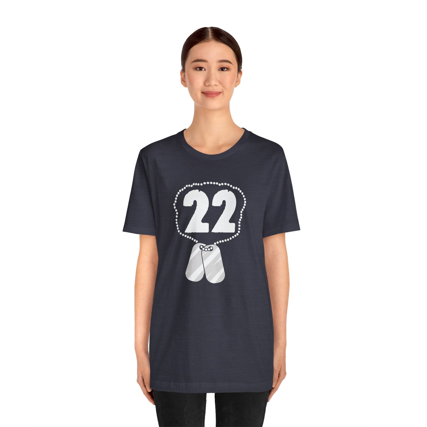 22 Veteran Suicides A Day - Unisex Jersey Short Sleeve Tee