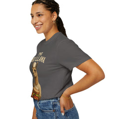 Funny Deli Llama Unisex T-Shirt - Perfect for Foodies and Animal Lovers