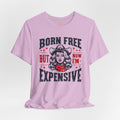 Born To Be Free Now I am Expensive, Cowgirl Graphic, Unisex Jersey Short Sleeve Tee