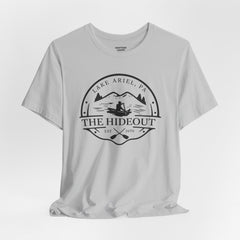 The Hideout Lake Ariel Tee — Vintage Lakeside Cabin T-Shirt