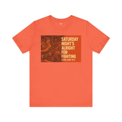 Music Inspired Unisex Tee - Saturday Nights All Right For Fighting Graphic