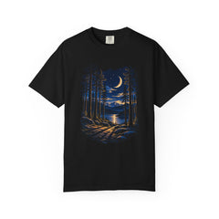 Moonlit Forest T-Shirt – Nature Lover Camping Shirt