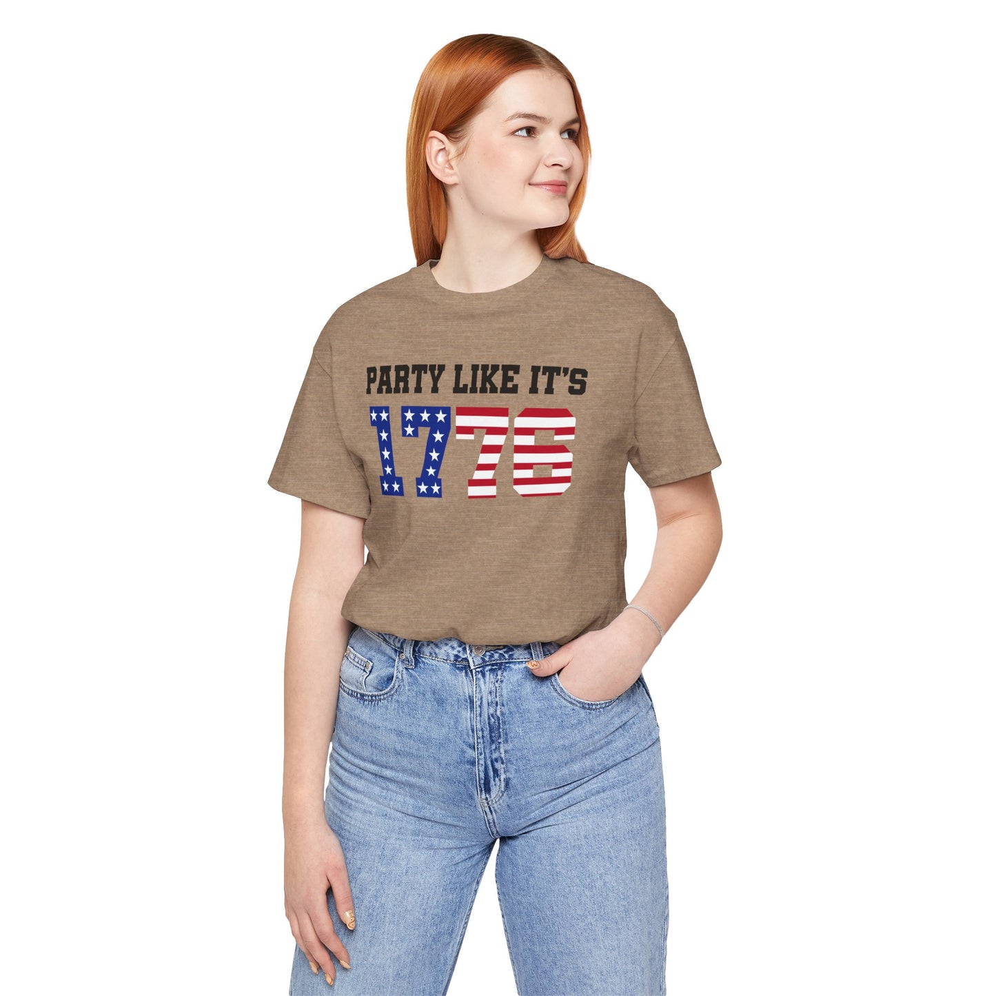 Party Like Its 1776, Graphic Unisex Jersey Short Sleeve Tee