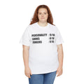 Personality, Looks, Fingers Count - Unisex Heavy Cotton Tee / Prosthetic Humor / One Leg / One Arm / Missing Fingers