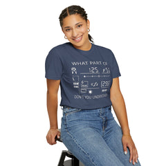 CAMERA DISPLAY, Graphic Unisex Garment-Dyed T-shirt