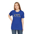 Peace Love Back The Blue in Arizona, Graphic Unisex Short Sleeve Tee