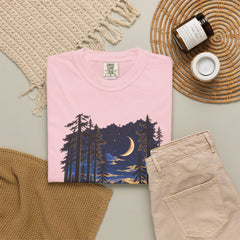 Moonlit Forest T-Shirt – Nature Lover Camping Shirt