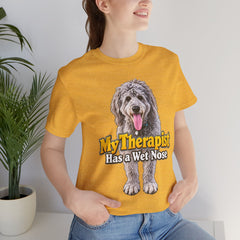 My Therapist Has A Wet Nose Personalized with your dog(s) image T-Shirt