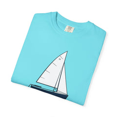 Hempstead Bay Sailing Club Graphic T-Shirt — "Real Sailors Fly Scots" Nautical Tee