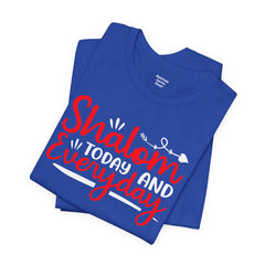 Shalom Quote Unisex Tee - Passover Jewish Holiday T Shirt