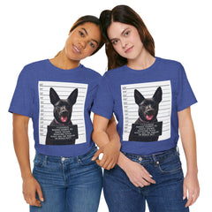 K9 Mugshot Personalized with your Dog T-Shirt