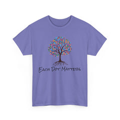 EACH DOT MATTERS Tree Unisex Heavy Cotton Tee / International Dot Day / Happy Dot Day / Teachers / Children / Elementary School