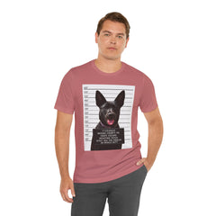 K9 Mugshot Personalized with your Dog T-Shirt