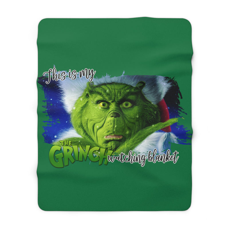 THE GRINCH - Sherpa Fleece Blanket | Comfort, Gift For Him, Gift For Her, Fan Gift, Birthday Gift, Cozy Gift, Movie Fan Gift, Pop Culture