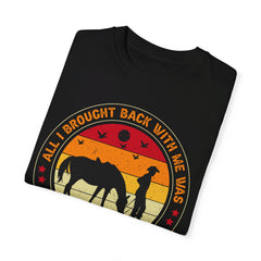 Retro Sand In My Boots Cowboy Rodeo - Graphic Comfort Colors Tee Shirt