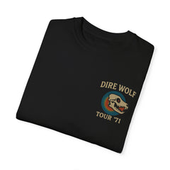 Retro Band Tour Unisex Comfort Colors T-Shirt - Dire Wolf '71
