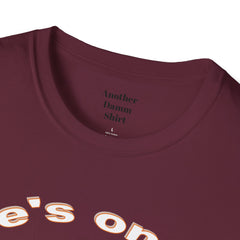 Josie's On A Vacation Far Away Come Around And Talk It Over  Unisex Softstyle T-Shirt  80s Rock The Outfield